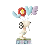 Peanuts - H: 19 cm.  Snoopy With LOVE Balloon